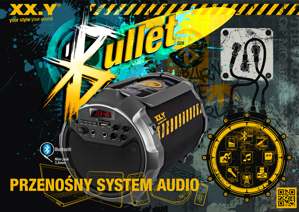 Przenośny system audio Bluetooth - Bullet