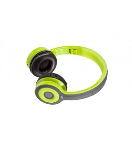 Słuchawki nauszne z Bluetooth i NFC Jello - zielone