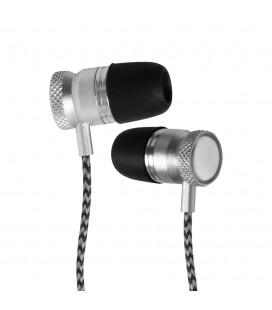 Douszne słuchawki Bluetooth METALPRO SM01 - srebrne