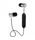 Douszne słuchawki Bluetooth METALPRO SM01 - srebrne